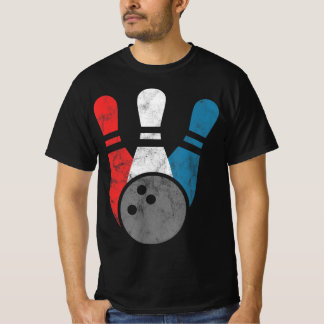 Not leidender Bowling für Männer Bowling Buttone u T-Shirt