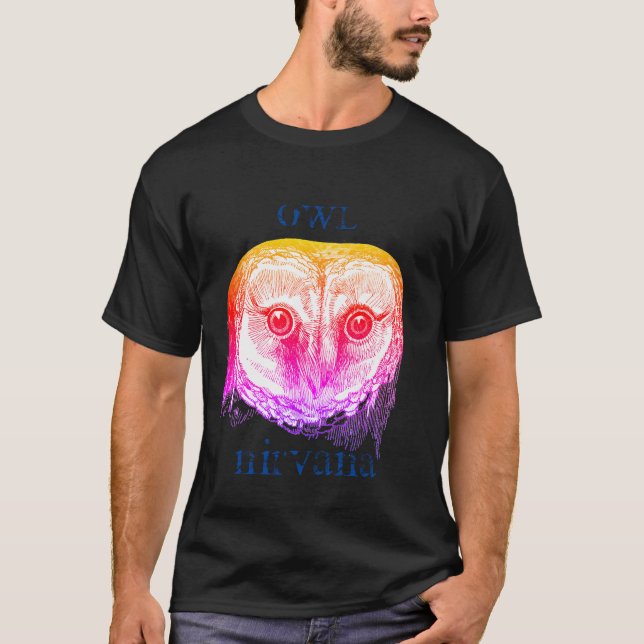 Not leidender Owl Nirvana-T - Shirt (Vorderseite)
