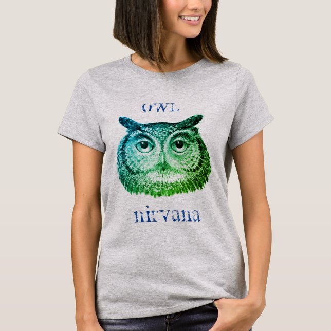 Not leidender Owl Nirvana-T - Shirt (Vorderseite)