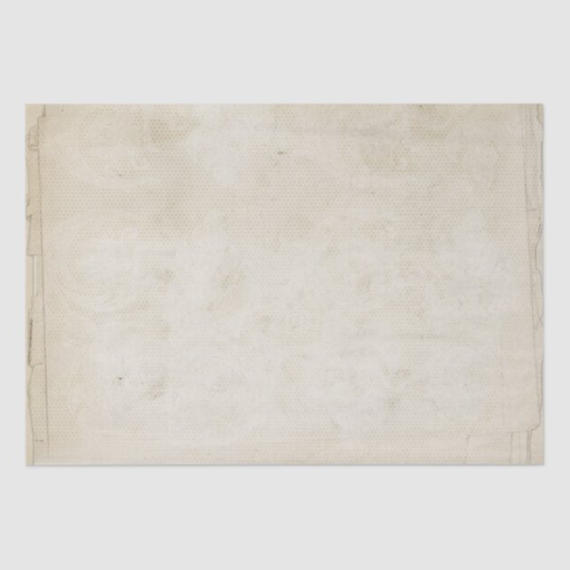 Not leidendes Vintag Seidenpapier (Vorderseite)