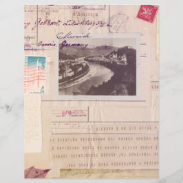 Not leidendes Vintages Collage Travel Scrapbook