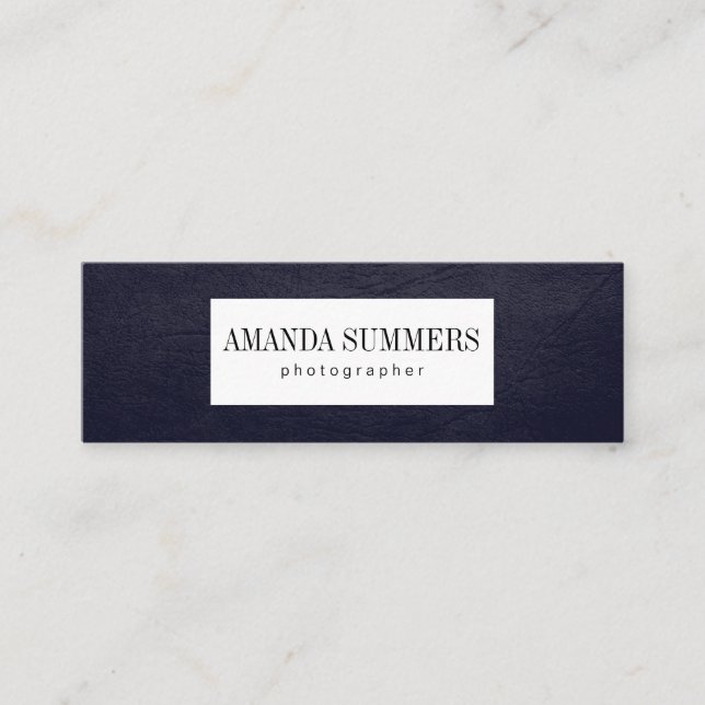 Not Lila Mini Visitenkarte (Vorderseite)