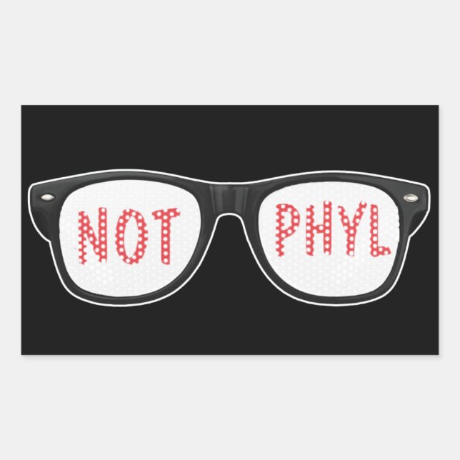 Not Phyl Sticker (Vorderseite)