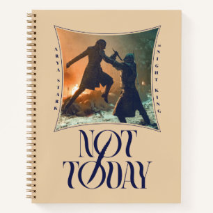 "Not Today" Arya Stark Vs. Der Nachtkönig Notizbuch