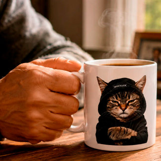 Not Today, Human – Funny Grumpy Cat Kaffeetasse