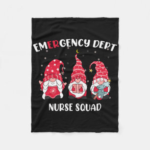 Notabteilung Er Christmas Gnomes Nurs Fleecedecke