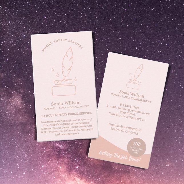 Notar-Agent für mobile Geräte Visitenkarte (Von Creator hochgeladen)