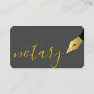 Notar Agent Nib Logo Tax Vorbereitendes Buch Behal Visitenkarte