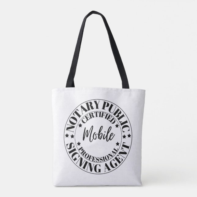 Notar-Agent Tote Bag (Rückseite)