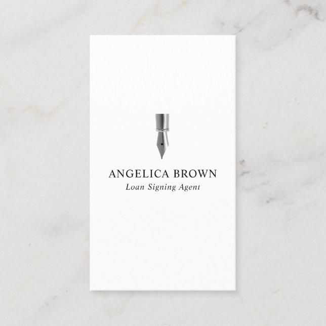 Notar-Agent Visitenkarte (Vorderseite)