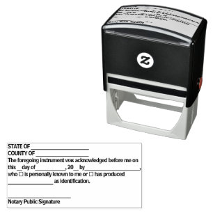 Notar-Bestätigung Selbstfarbige Briefmarke aus Kau Permastempel