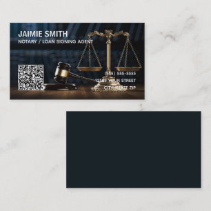 Notar Custom QR Visitenkarte