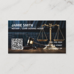 Notar Custom QR Visitenkarte