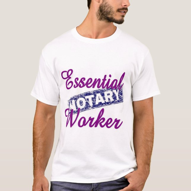 Notar Essential Worker T-Shirt (Vorderseite)