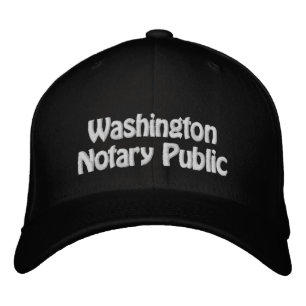 Notar in Washington Public bestickte Baseball Cap Baseballkappe