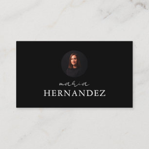 Notar Kreditsignierung Agent voll schwarzes Foto Q Visitenkarte