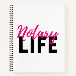 Notar Leben Spiralblock Notizbuch