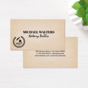 Notar-Logo für öffentliches Siegel