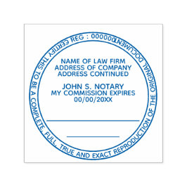 Notar mit Notar in gedruckter Form schwarz Permastempel