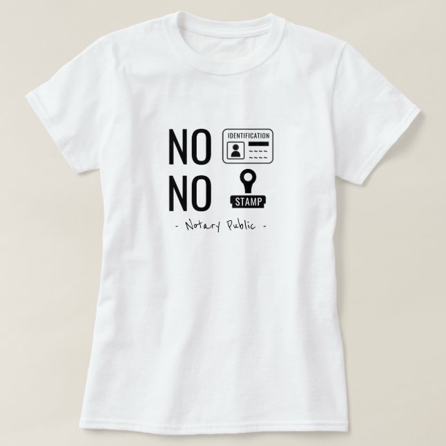Notar No Nein T-Shirt (Design vorne)
