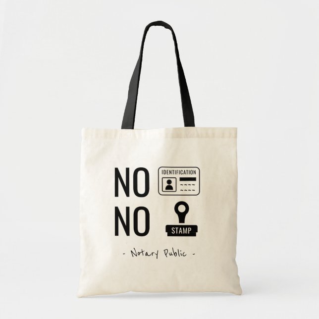 Notar No Nein Tragetasche (Vorne)