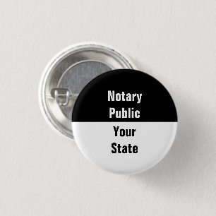 Notar Öffentlich und Ihr Bundesland Schwarz und We Button
