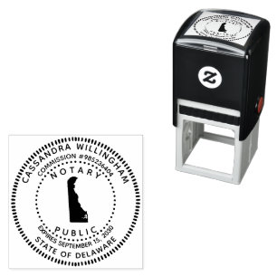Notar Public Delaware Permastempel