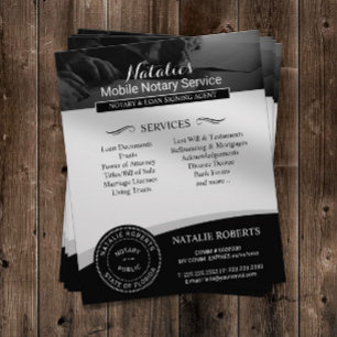 Notar Public Loan Signature Agent Fotografie Flyer