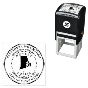 Notar Public Rhode Island Permastempel