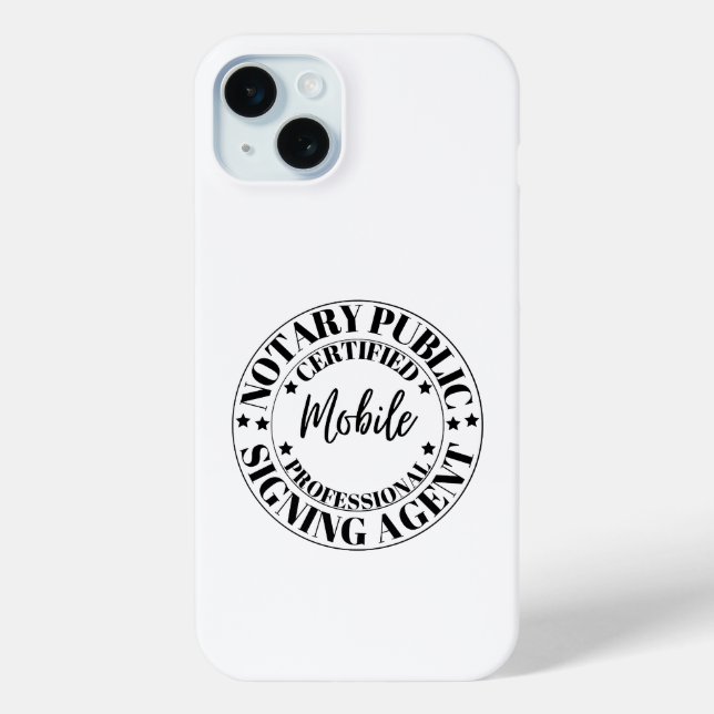 Notar Public Signature Agent Handy-Fall Case-Mate iPhone Hülle (Rückseite)