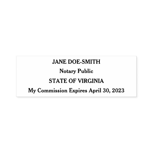 Notar Public Signing Agent Briefmarke Permastempel (Design)