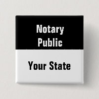 Notar Public und Vorlage Ihres Staat Schwarz-weiß