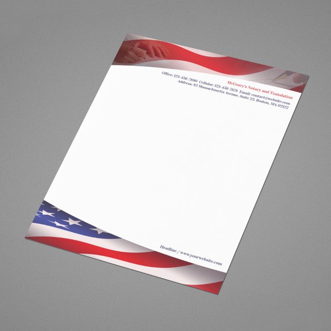 Notar Public USA Letterhead Briefbogen (Von Creator hochgeladen)