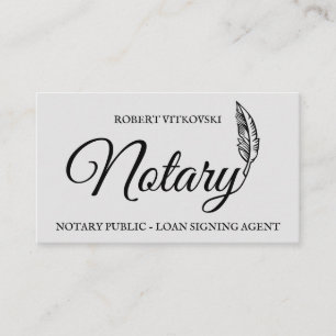 Notar-Servicekarte Visitenkarte