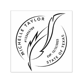 Notar Signature Agent Beruflich Moderne Röhre Permastempel