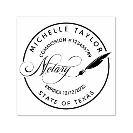 Notar Signature Agent Beruflich Moderne Röhre Permastempel