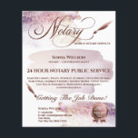 Notar- und Kreditsignierungs-Agent Rosa Rosa Fahne Flyer<br><div class="desc">Ein moderner,  stilvoller mobiler Notar-Flyer mit Kalligraphie-Schrift und Federstift mit rosa,  rosafarbenem Hintergrund. Ideal für Notare,  Fachleute,  Anwälte,  Agent,  Hypotheken Agent... . Ihr Foto hinzufügen</div>