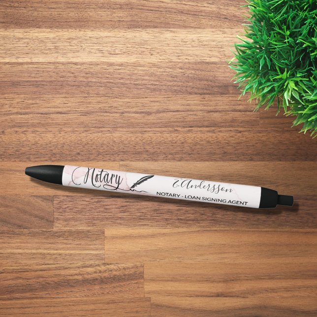 Notar Unterzeichnung Agent rot rosa Marmor Kugelschreiber (Von Creator hochgeladen)