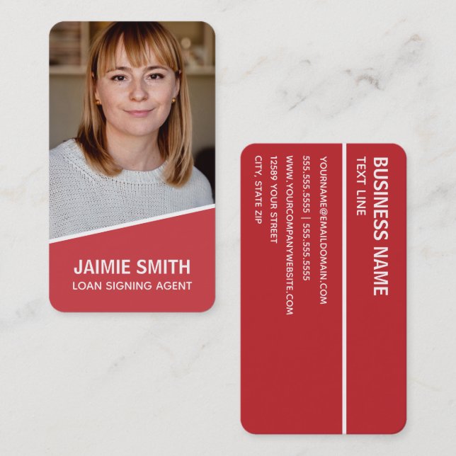 Notar Visitenkarte (Vorne/Hinten)