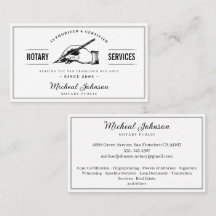 Notare Services Beruflich Vintag anpassbar