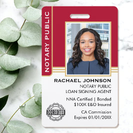 Notarkredit Signierung Agent ID Red Gold Ausweis