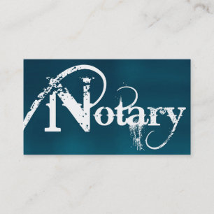 Notary Brushed Business Card Visitenkarte