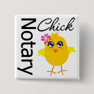 Notary Chick Button