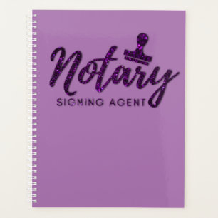 Notary Dark Lila Planer