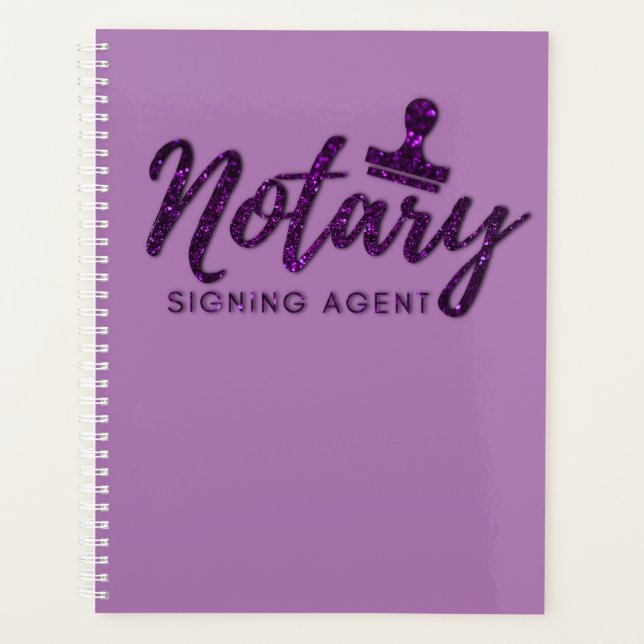 Notary Dark Lila |  Planer (Vorderseite)