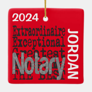 Notary Extraordinaire CUSTOM Keramikornament
