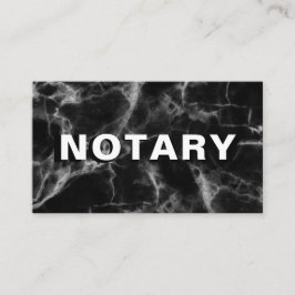 *~* NOTARY FOTO Fett MARBLE Signierung Agent Visitenkarte