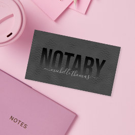 Notary Loan Signing Agent Beruflich Einfach Visitenkarte