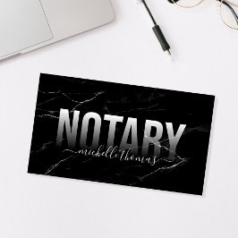Notary Loan Signing Agent Beruflich Einfach Visitenkarte