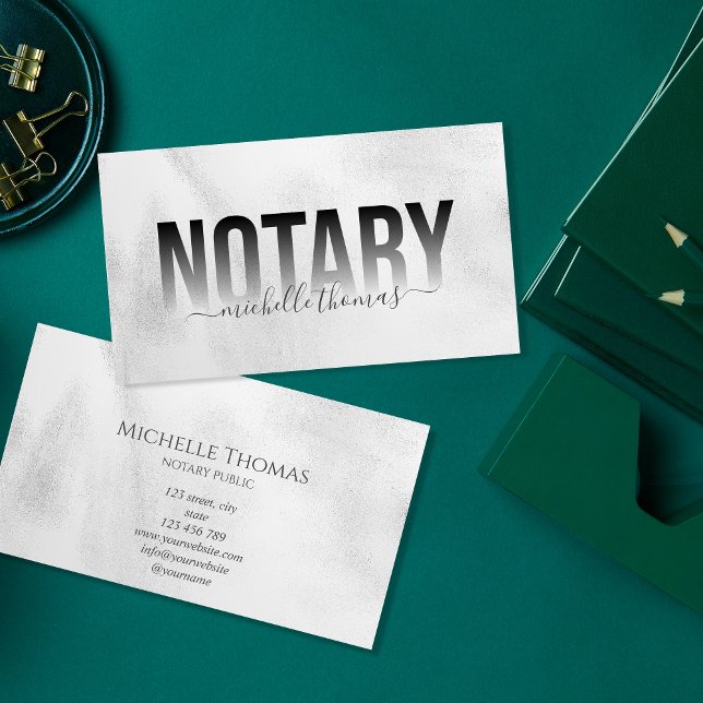 Notary Loan Signing Agent Beruflich Einfach Visitenkarte (Von Creator hochgeladen)